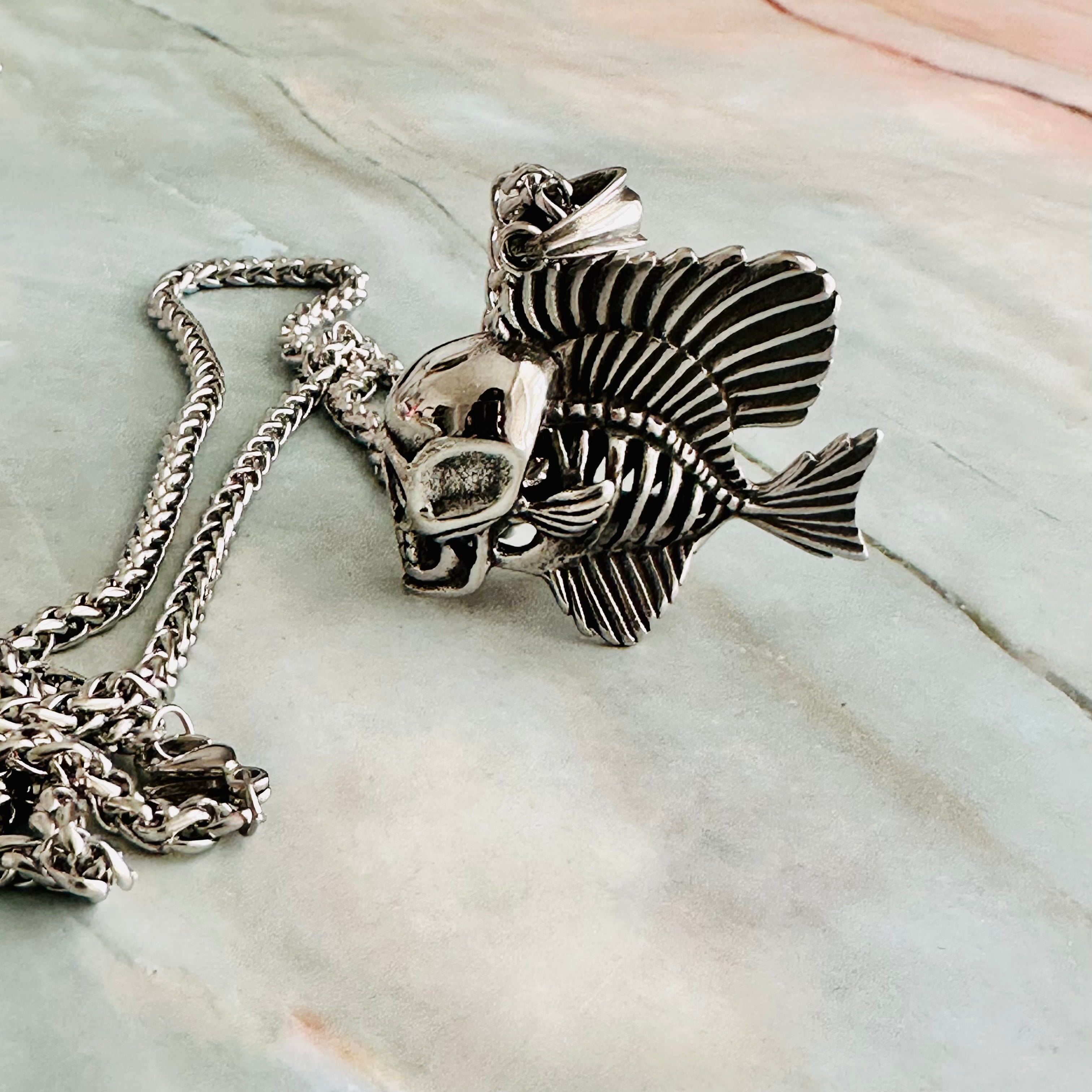 Skull Fish Necklace